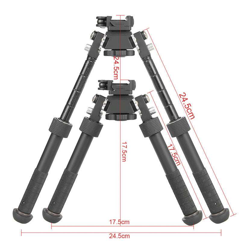 Outdoor Tactical Tripod Foldable V8 Tripod Retractable