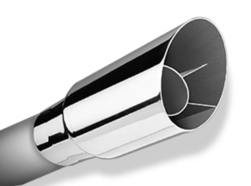 Borla Universal Polished Tip Single Round Angle-Cut (inlet 2 1/2in. Outlet 3 1/2in) *NO Returns* 20122