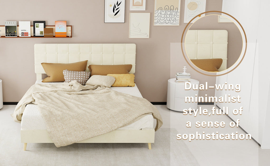 Modern Upholstered Bed Frame