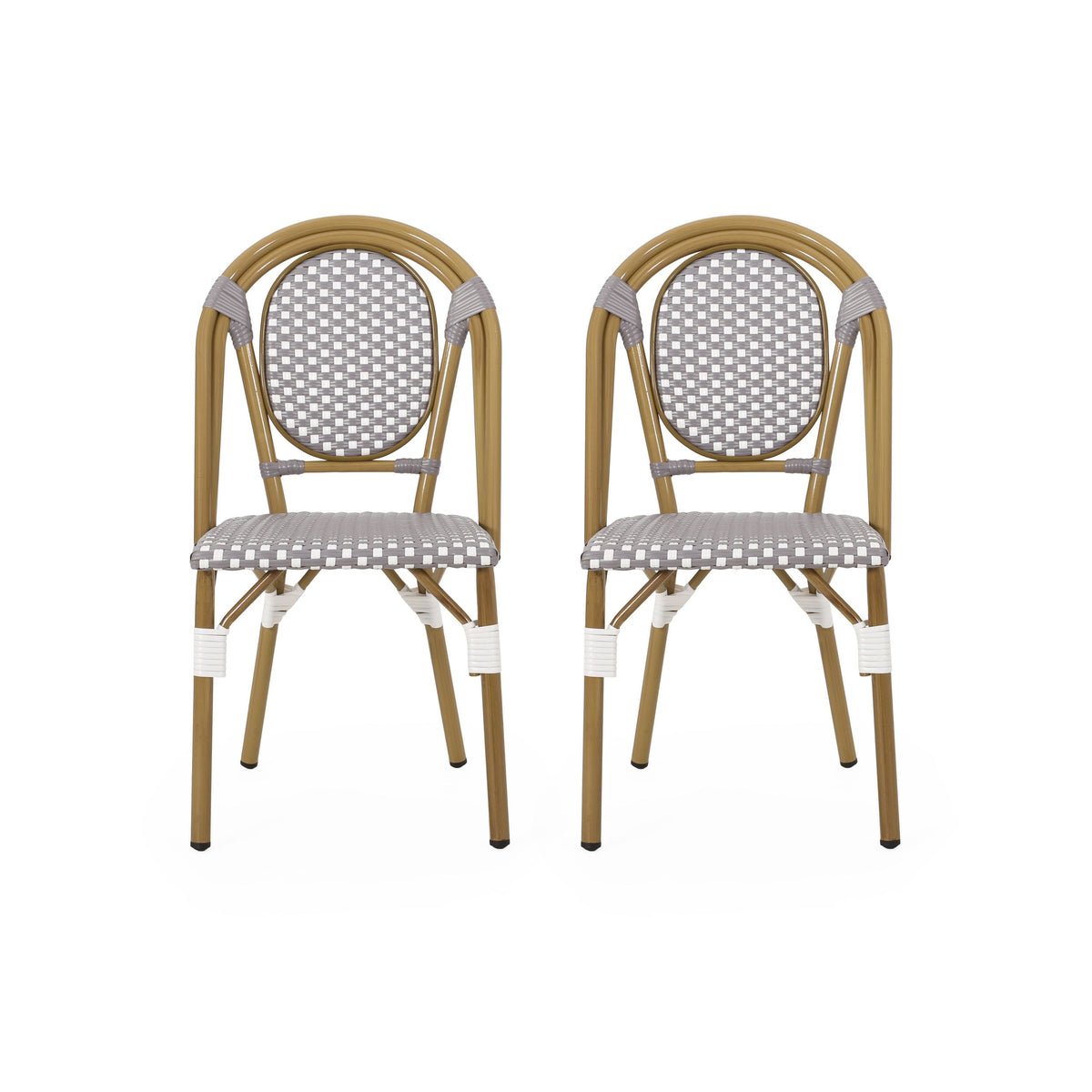 French Bistro Chair Set (Set of 2)