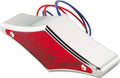 Bikers Choice Chrome Diamond LED Taillight Red Lens Universal Custom 490307