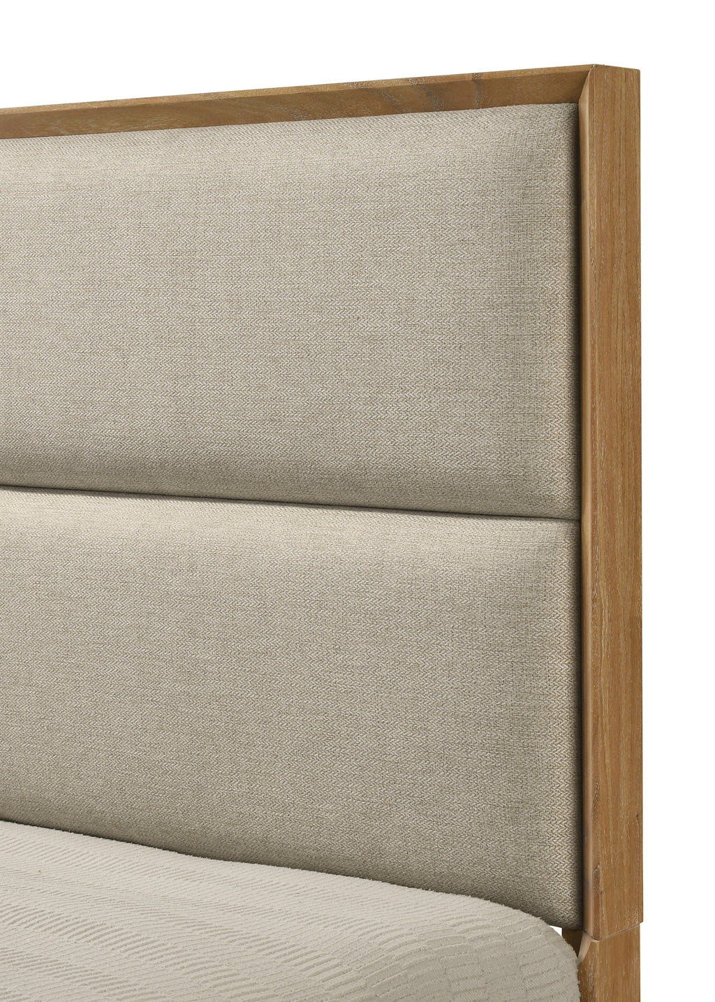 1pc King Storage Platform Bed with Upholstered Ultra-plush Headboard