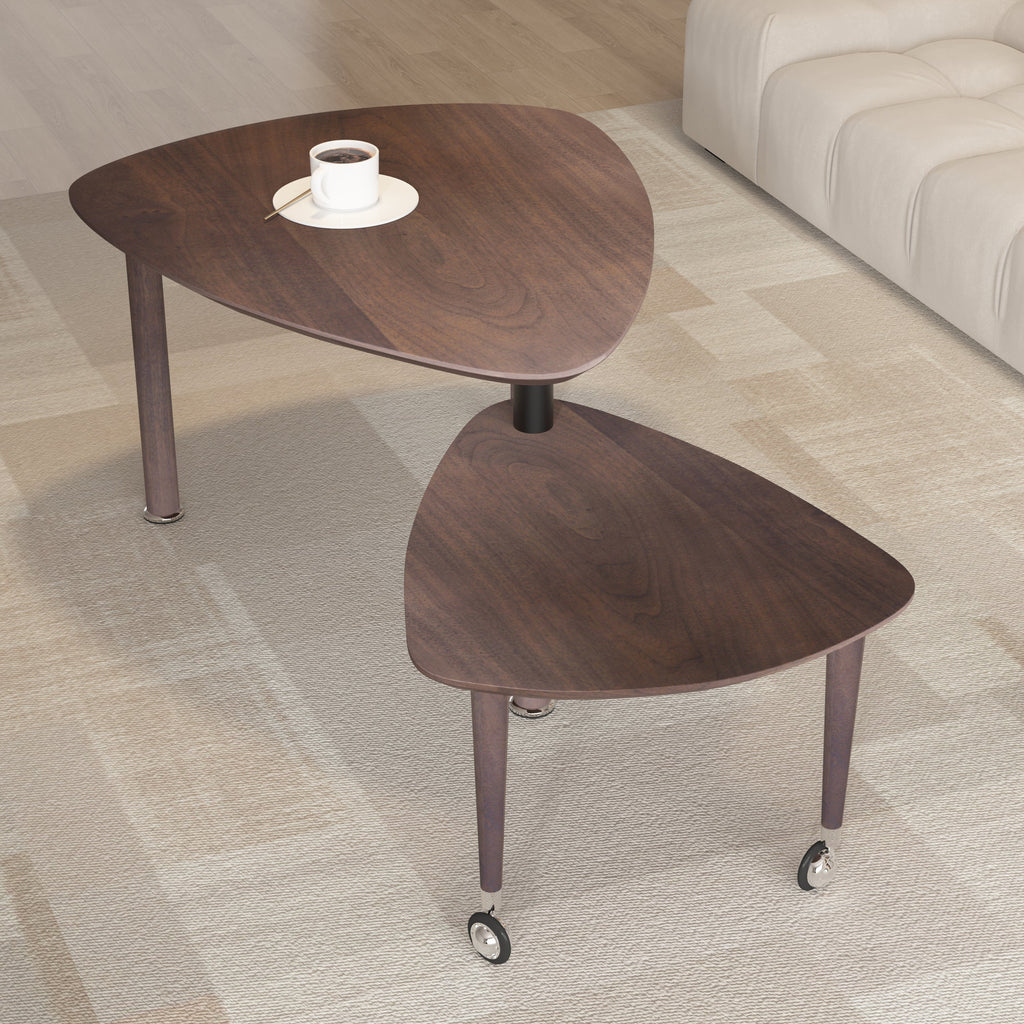 360 Degree Rotatable Modern Coffee Table