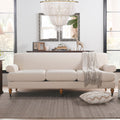 Alana Lawson Three-Cushion Tightback Sofa, Sky Neutral