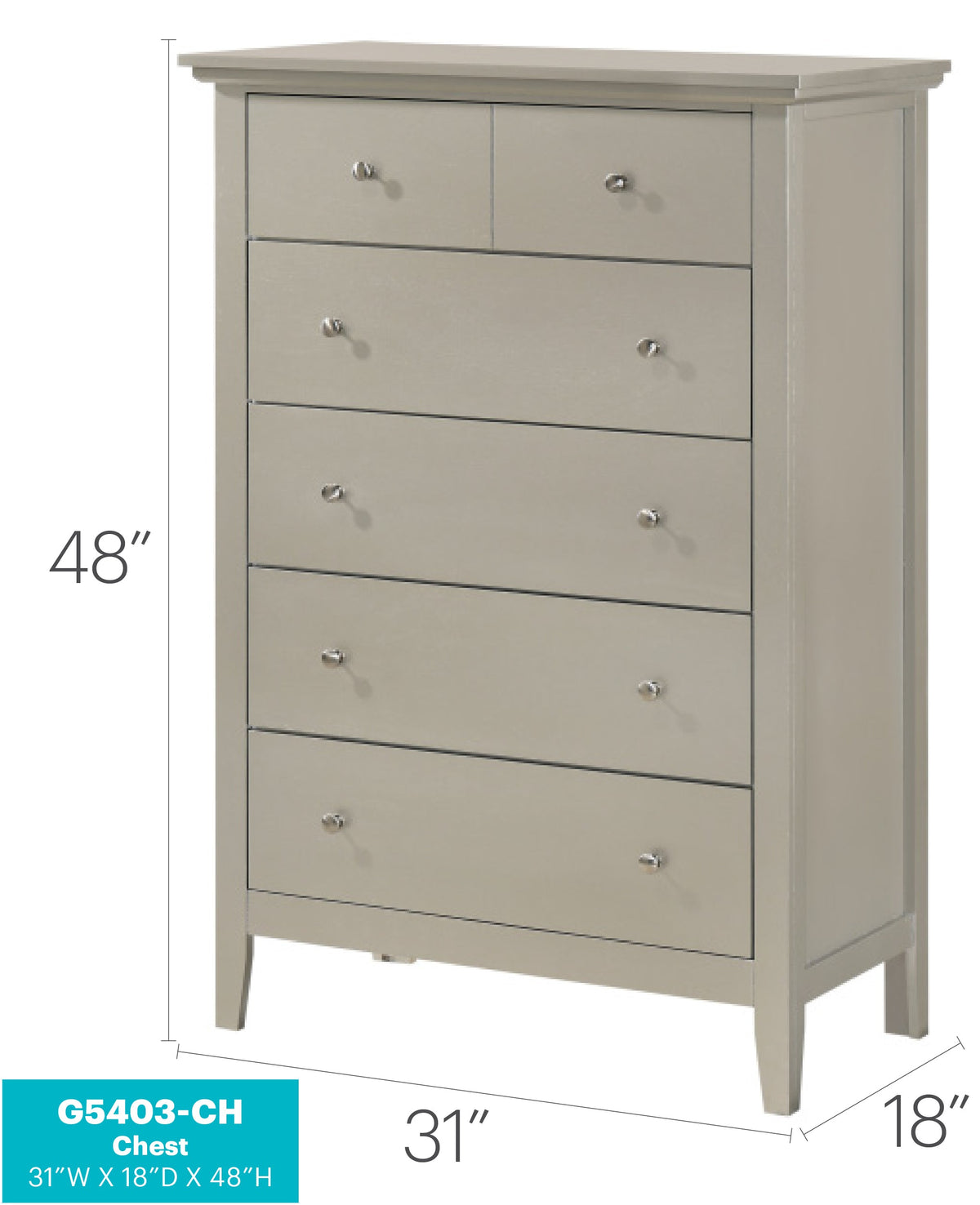 Glory Furniture Hammond G5403-CH Chest