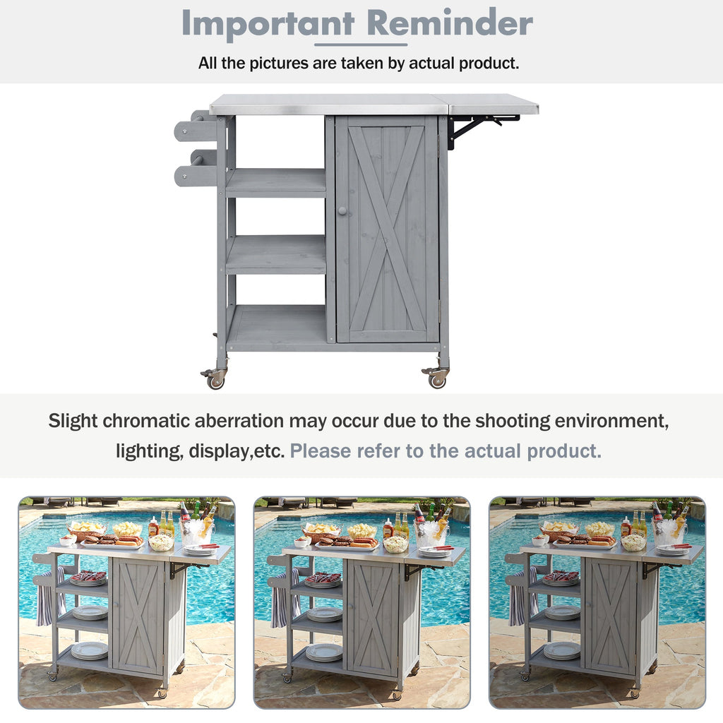 Foldable Outdoor Kitchen Island