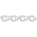 Cometic Gasket Cometic Chevrolet Mark-IV GM Gen-V/VI Big Block V8 .094in HTG Exhaust Manifold Gasket Set C5897HTG