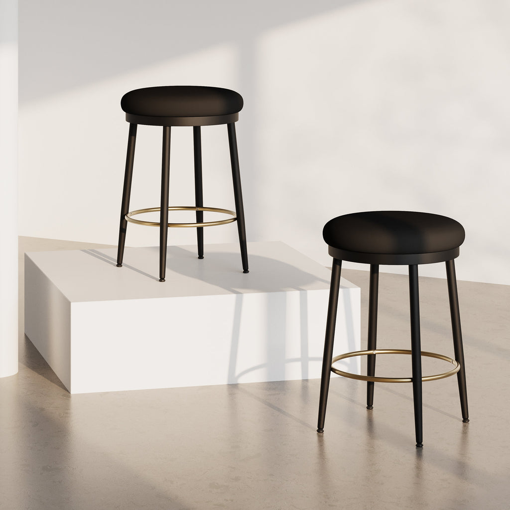 24.75" Modern Counter Stools Set of 2