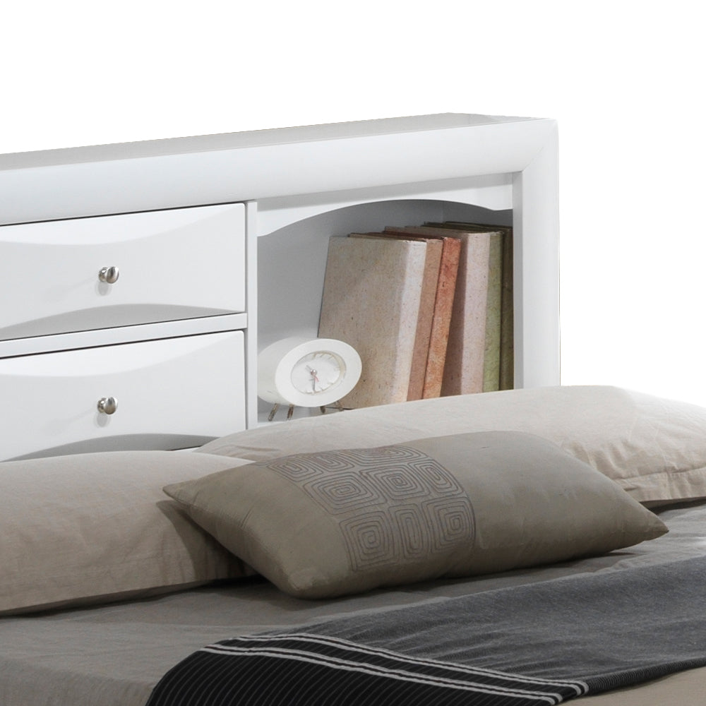 Contemporary Full Storage Bed