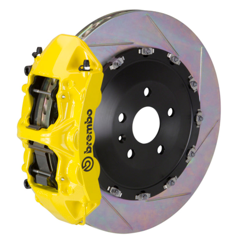 Brembo 25+ BMW X3 30/BMW X3 M50 xDrive Fr GT BBK 6 Pist Cast 405x34 2pc Rotor Slotted Type1- Yellow 1N2.9552A5