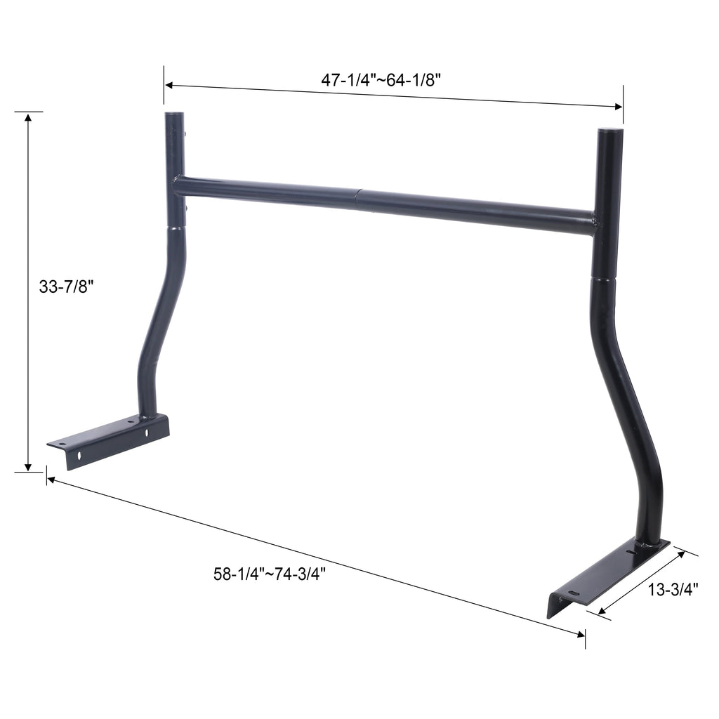 Universal Pick-Up Truck Rack 650 LBS Adjustable Fit