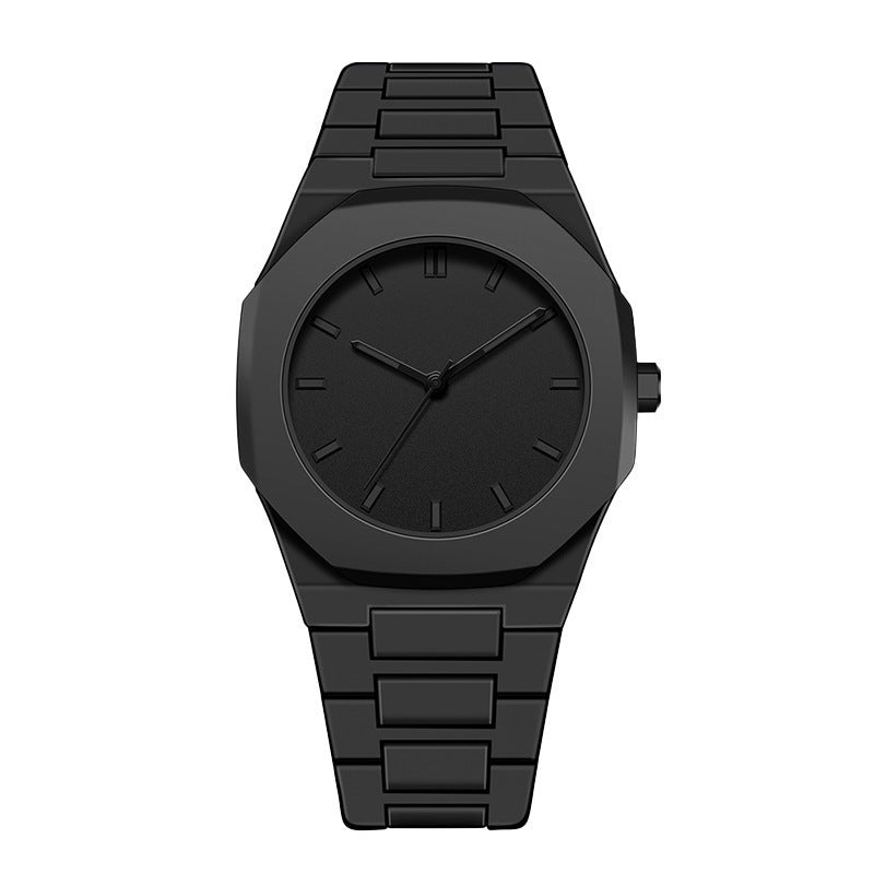 Mens Quartz Watch Necklace Bracelet Set