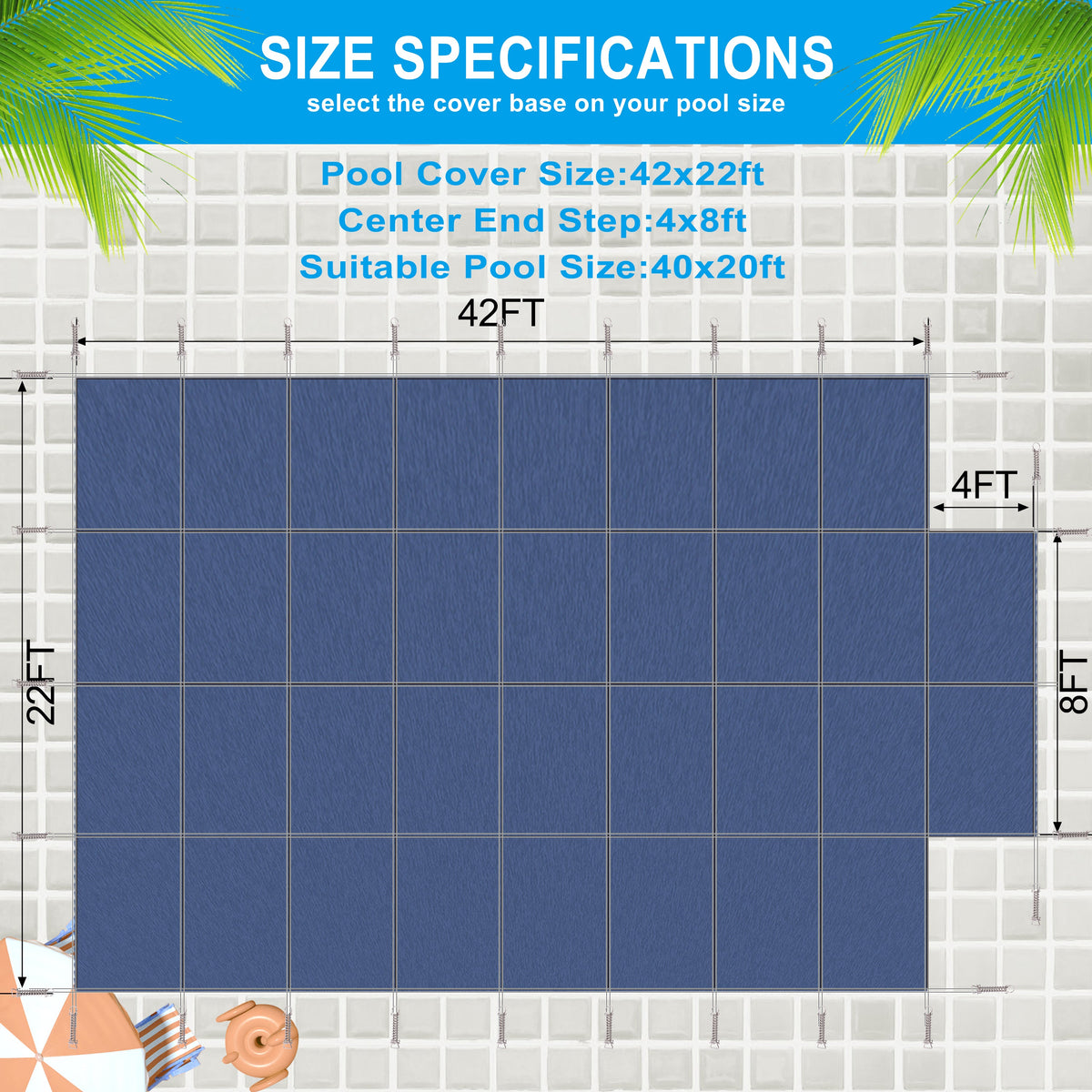 Pool Safety Cover for Inground Swimming Pools