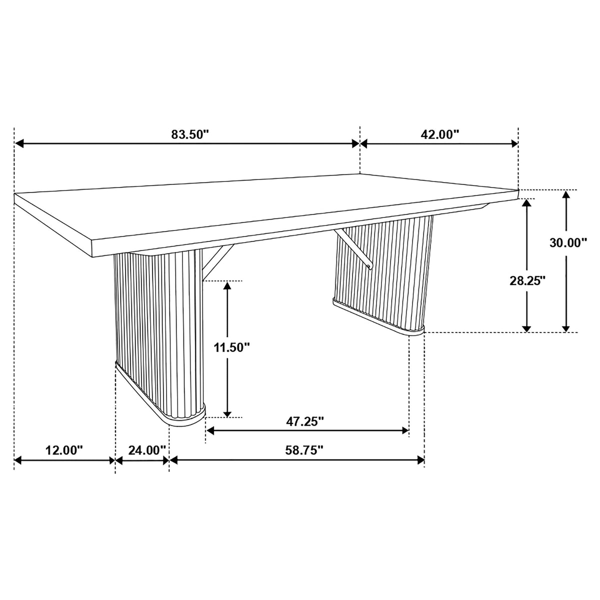 Houston Wood Dining Table