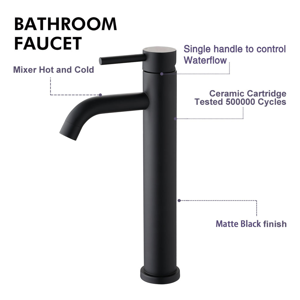 Single Hole Single Handle Bathroom Sink Faucet