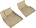 3D MAXpider 2015-2020 Tesla Model S Kagu 1st Row Floormat - Tan L1TL01311502