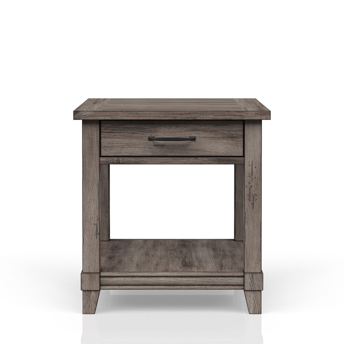 End Table with Storage Drawer & USB Ports