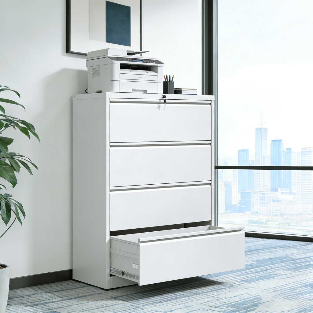 4 Drawer Lateral File Cabinet
