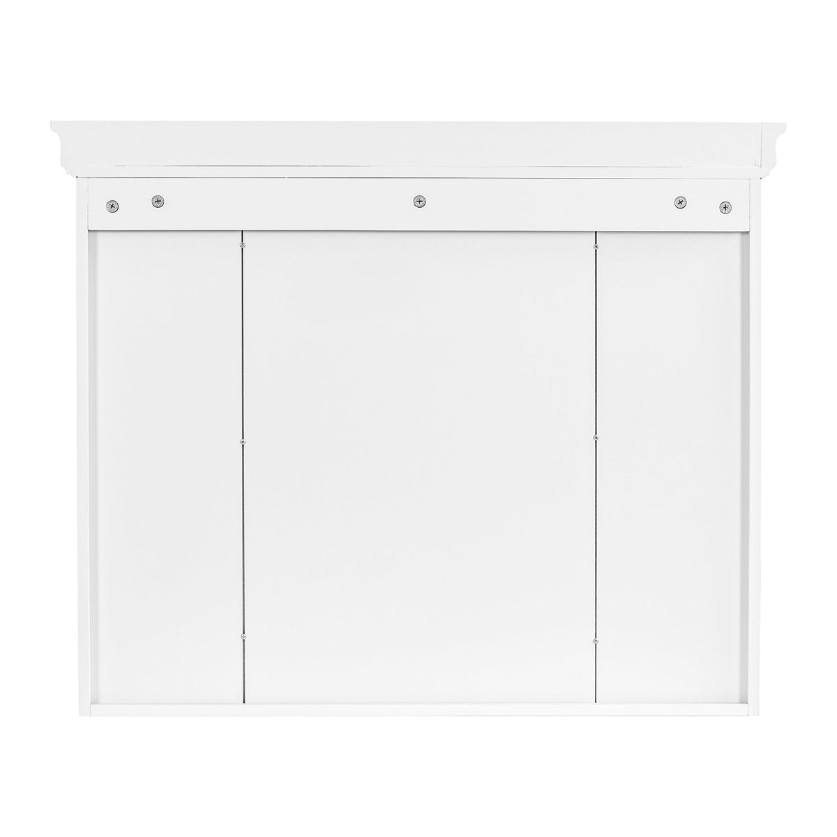 35" x 28" White Wall Mounted Bathroom Storage Cabinet