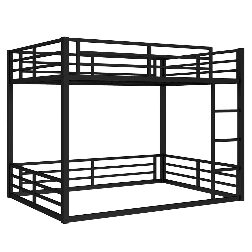 Metal Queen Over Queen Bunk Bed for Teens and Adults