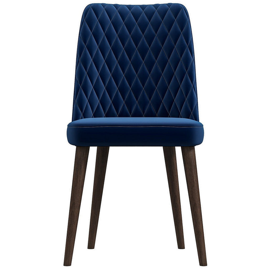 Katie Mid-Century Modern Velvet Dining Chair Set of 2