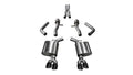 Corsa 17-18 Dodge Challenger 5.7L V8 Sport Cat-Back Dual Rear Exit w/3.5in Black Tips 21005BLK