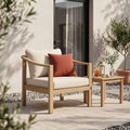 Acacia Wood Patio Furniture Club Chair