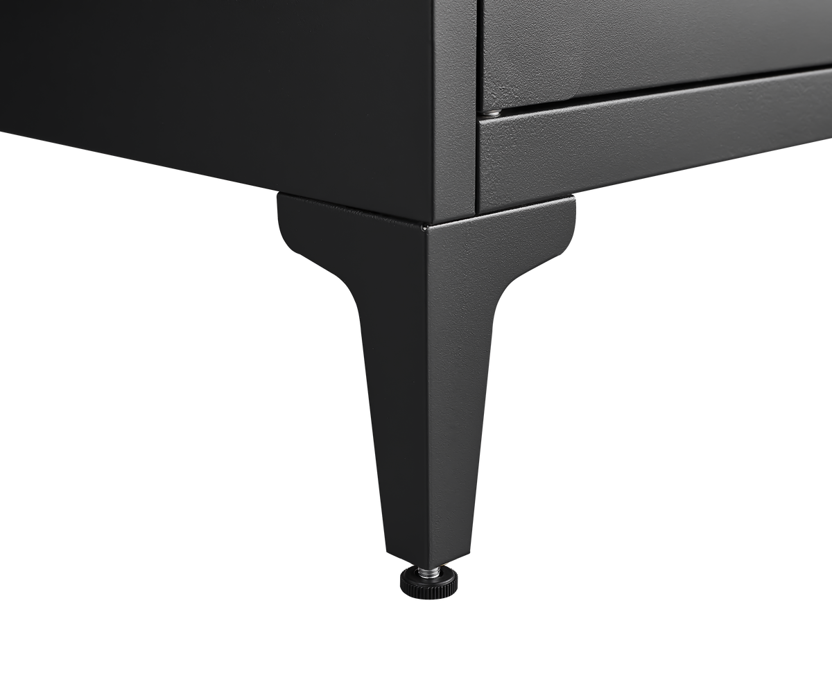 Metal Adjustable 2 Doors Storage Cabinet