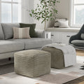 Eastmont 18 Inch Wide Square Pouf