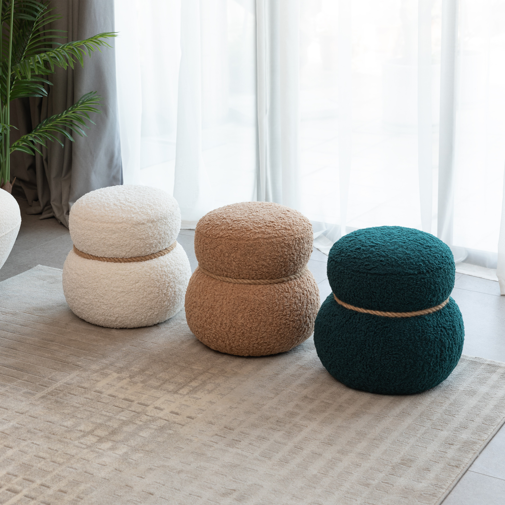White Snowman Ottoman