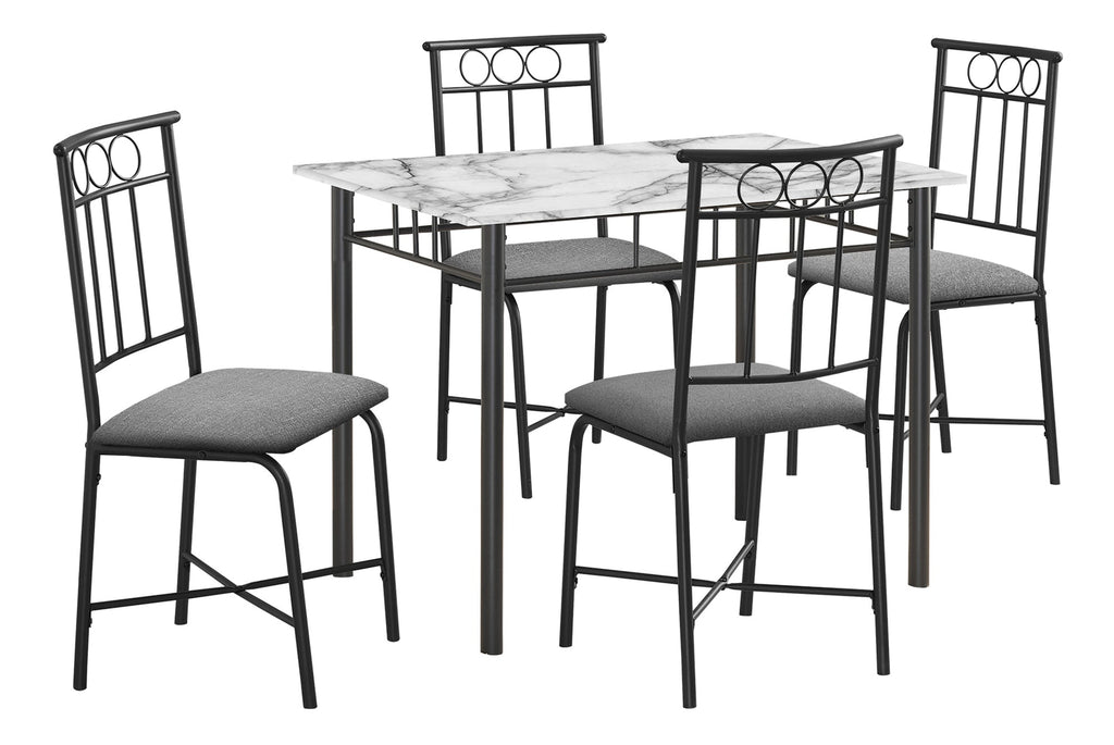 Contemporary 5-Piece Dining Table Set