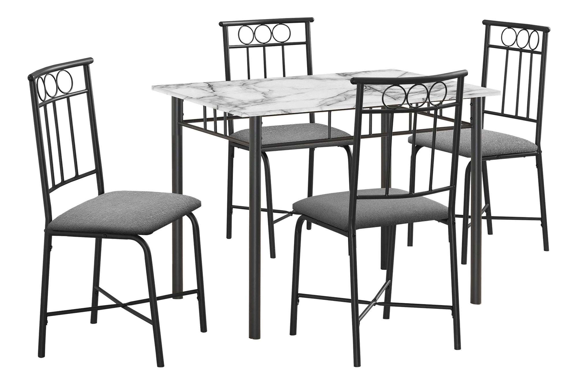 Contemporary 5-Piece Dining Table Set