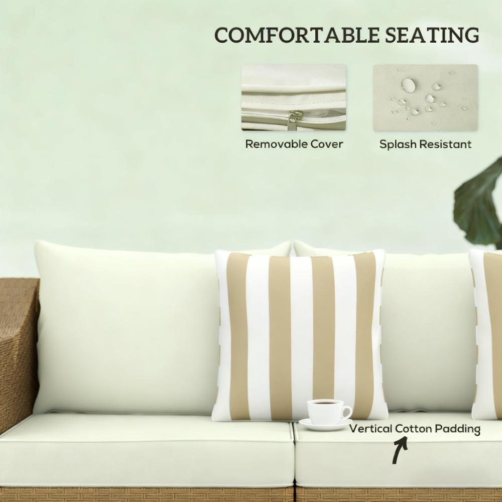 Rattan Wicker Seater Patio Couch