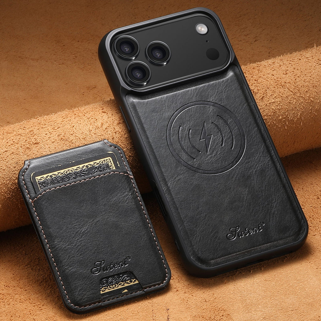 Magnetic Card Holder Two-in-one Wireless Charging Phone Case