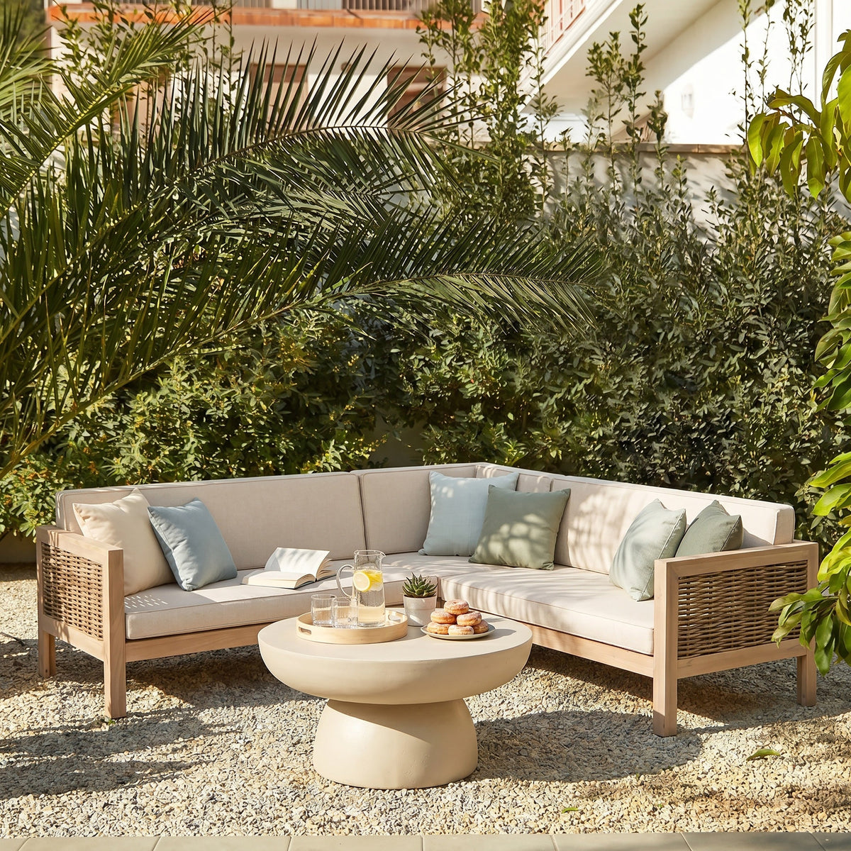 Emir Acacia 5 Seater Sofa Conversational Sets