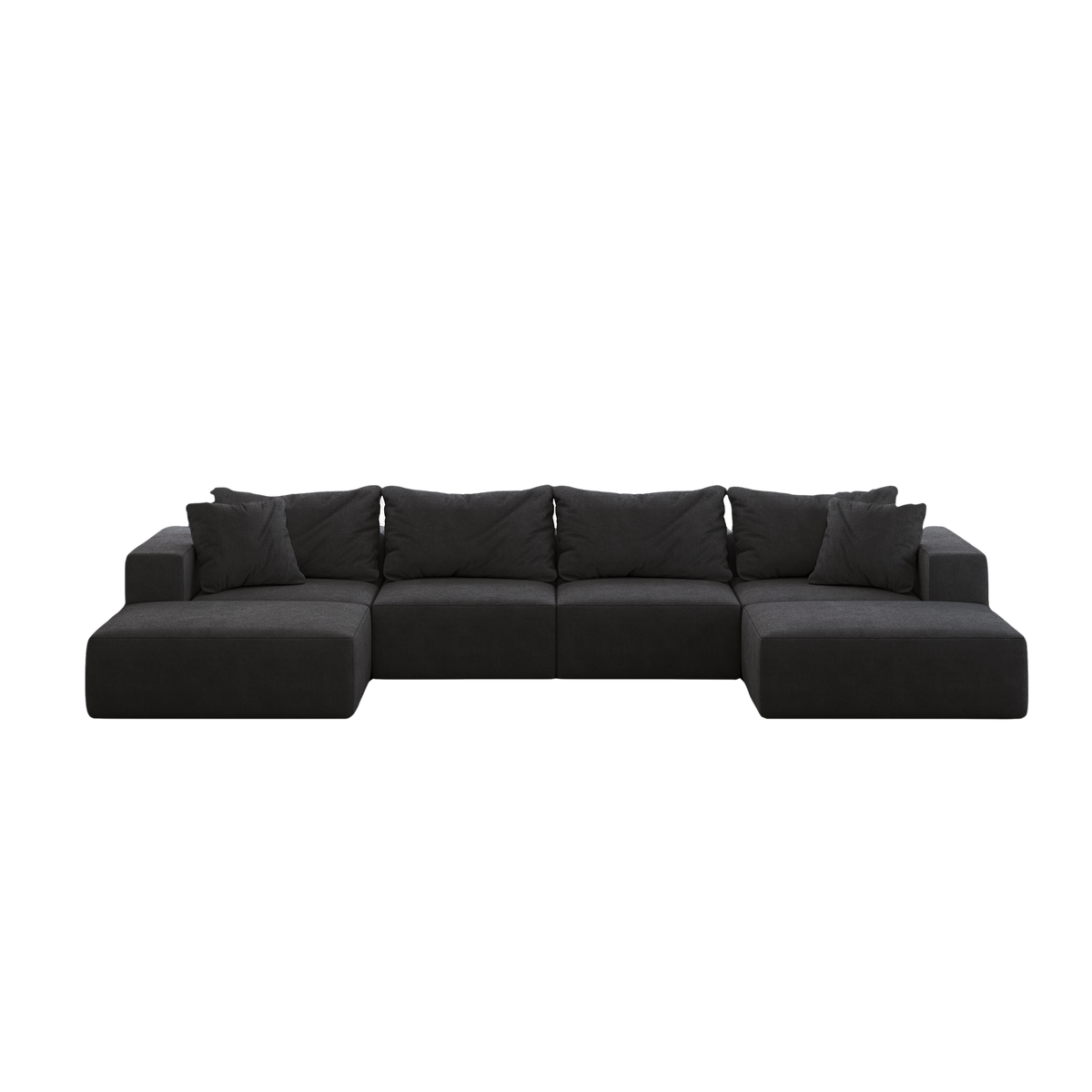Oversized Sponge Cloud Sofa - Modern Upholstered Sectional Couch