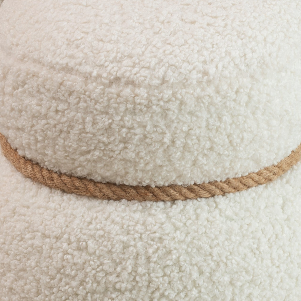 White Snowman Ottoman