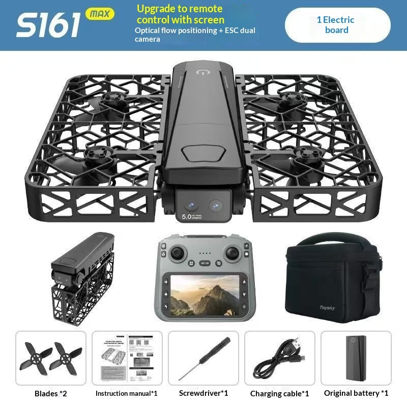 Brushless Pocket Flight Camera With Screen Control 720P HD Drone