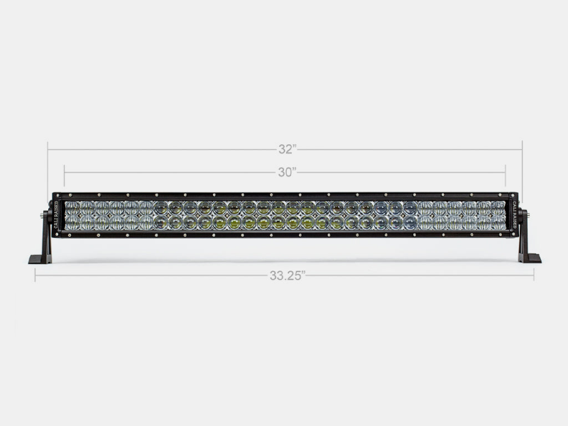 Cali Raised LED Cali Raised 32In Dual Row 5D Optic Osram Led Bar - Spot CR2307