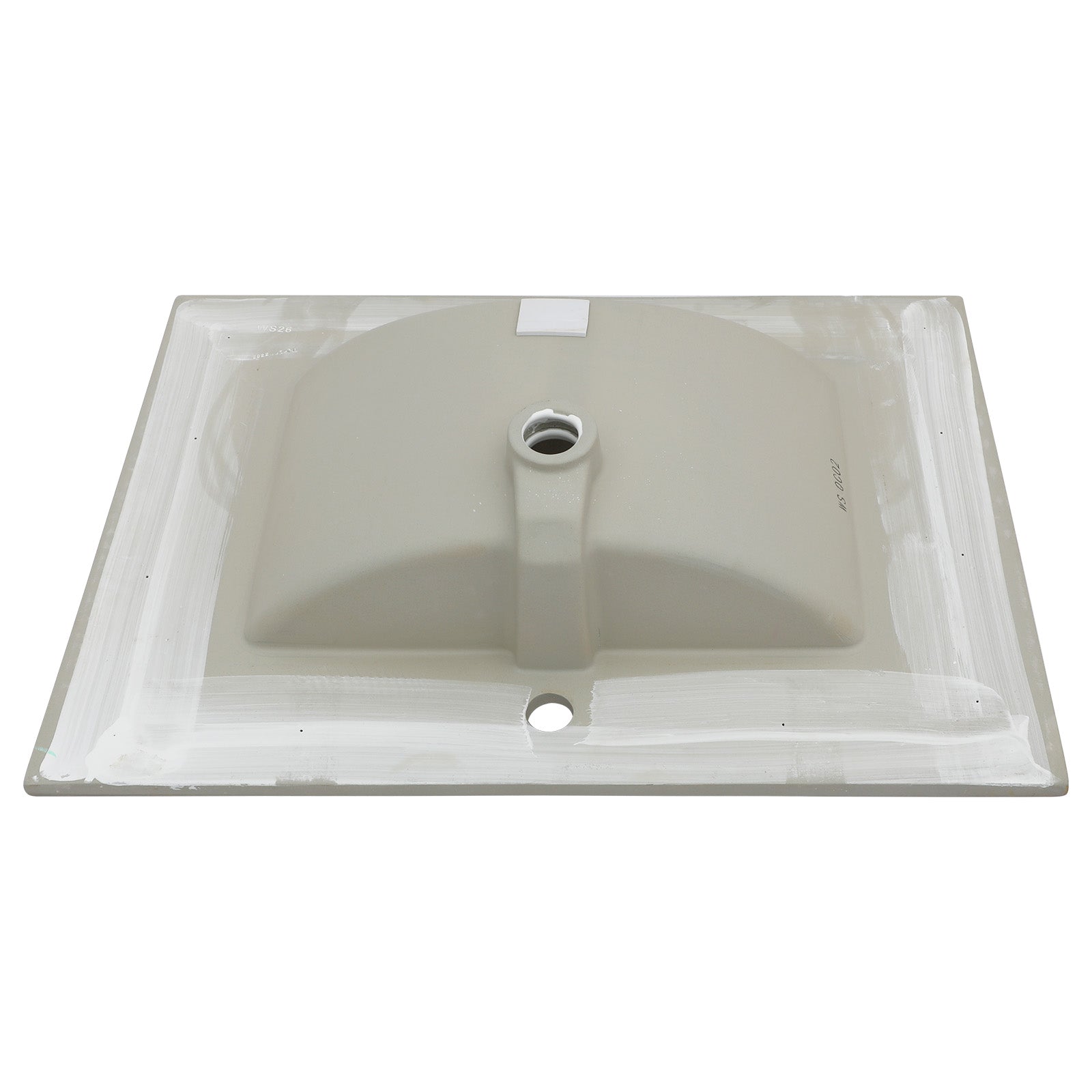 32"x20" White Rectangular Single Vanity Top