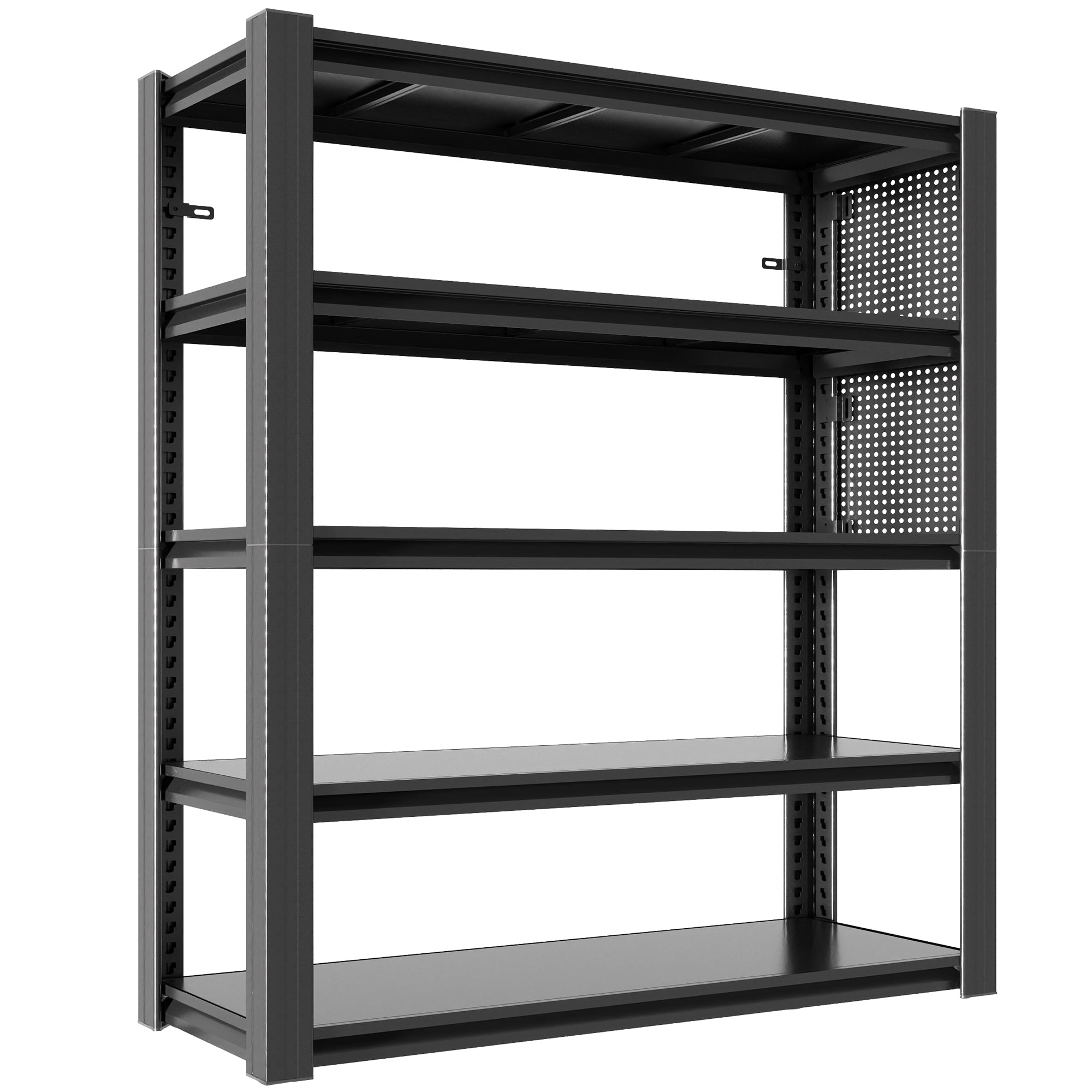 72" Heavy-Duty 5-Tier Adjustable Shelving Unit
