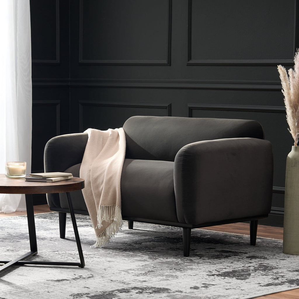 50" Loveseat Sofa - Dark