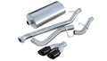 Corsa 02-07 GMC Sierra Reg. Cab/Short Bed 1500 4.8L V8 Black Sport Cat-Back Exhaust 14261BLK
