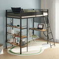 William Matte Twin Loft Bed