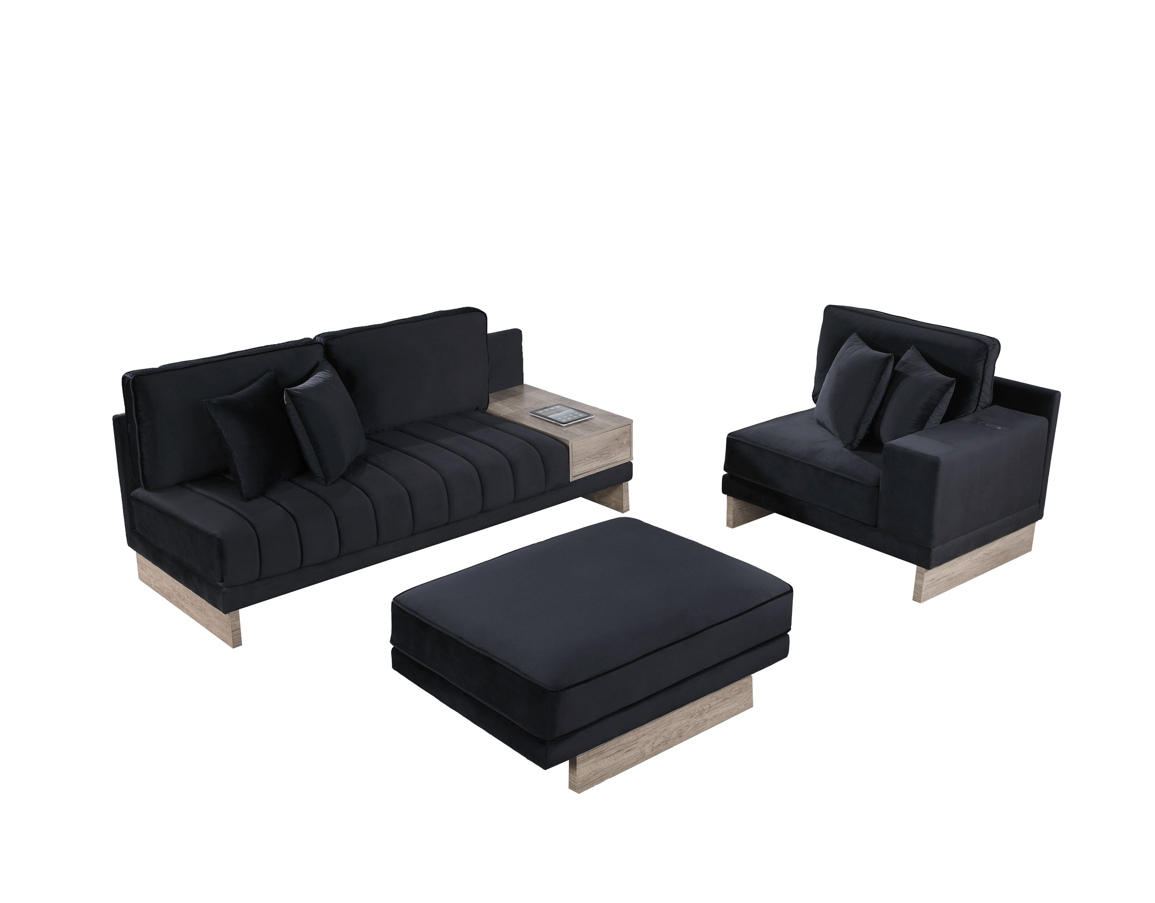 Memphis 122.5" Reversible Sectional Sofa