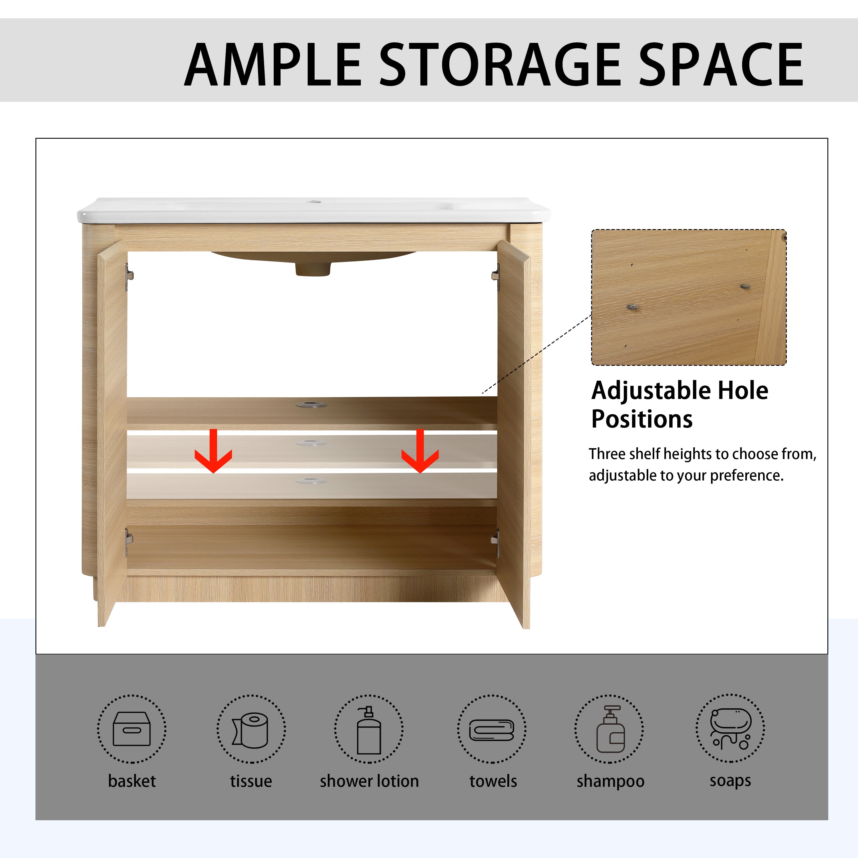 40'' Freestanding Bathroom Vanity
