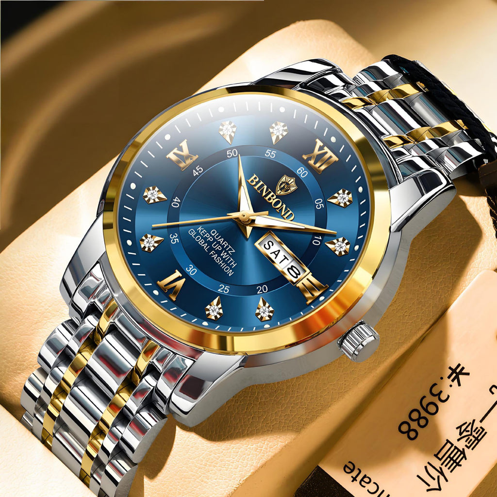 Binbang Business Light-Luxury Quartz Watch For Men