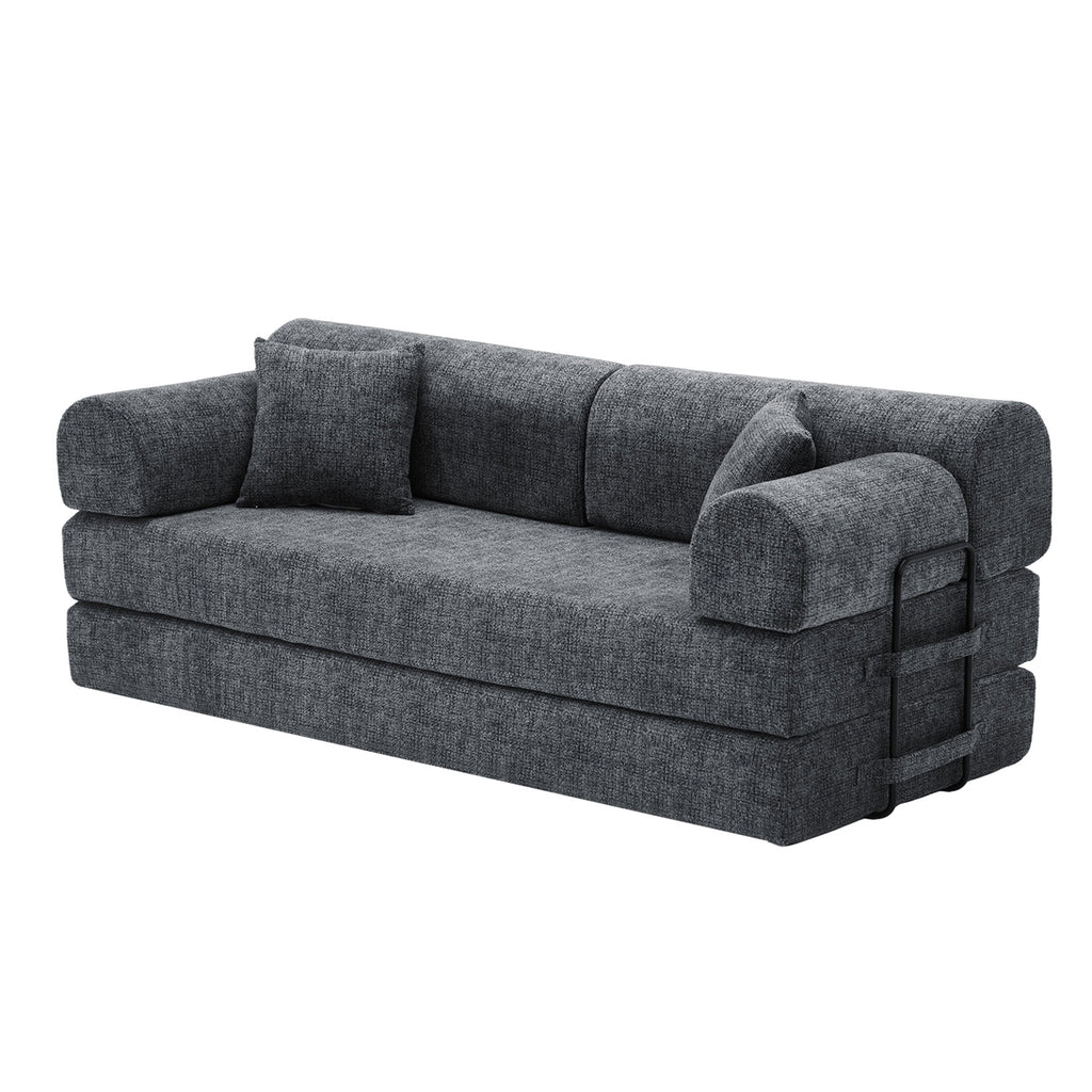 Convertible Sleeper Sofa Bed - Speckled Black