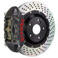 Brembo 06-12 325i/328i (Excl. xDrive) Rear GTS BBK 4 Piston Cast 345x28 2pc Rotor Drilled-Black HA 2P1.8010AS