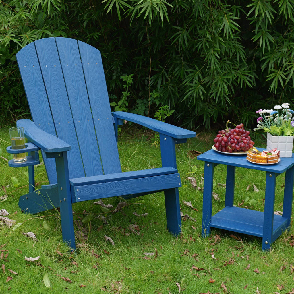 Outdoor Lounge Chair With Cup Holder